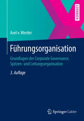 v. Werder |  Führungsorganisation | Buch |  Sack Fachmedien