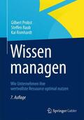 Probst / Raub / Romhardt |  Probst, G: Wissen managen | Buch |  Sack Fachmedien
