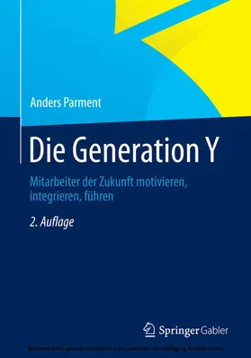 Parment |  Die Generation Y | eBook | Sack Fachmedien