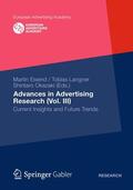 Langner / Okazaki / Eisend |  Advances in Advertising Research (Vol. III) | Buch |  Sack Fachmedien