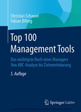 Schawel / Billing |  Top 100 Management Tools | eBook | Sack Fachmedien