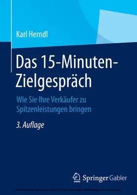 Herndl | Das 15-Minuten-Zielgespräch | E-Book | www.sack.de
