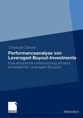 Dänzer | Performanceanalyse von Leveraged-Buyout-Investments | E-Book | www.sack.de