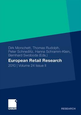 Morschett / Rudolph / Schnedlitz | European Retail Research | E-Book | sack.de