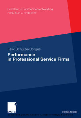 Schulze-Borges | Performance in Professional Service Firms | E-Book | sack.de