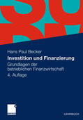 Becker |  Investition und Finanzierung | eBook | Sack Fachmedien