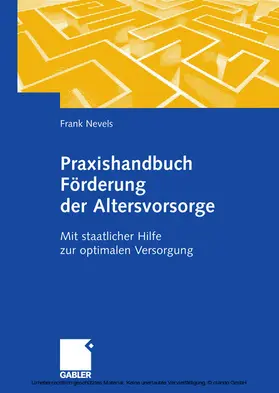 Nevels | Praxishandbuch Förderung der Altersvorsorge | E-Book | www.sack.de