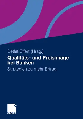 Effert |  Qualitäts- und Preisimage bei Banken | eBook | Sack Fachmedien