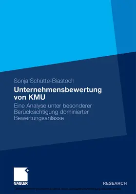 Schütte-Biastoch | Unternehmensbewertung von KMU | E-Book | www.sack.de