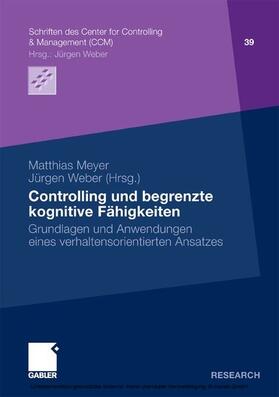 Meyer / Weber | Controlling und begrenzte kognitive Fähigkeiten | E-Book | sack.de