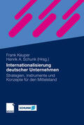 Keuper / Schunk |  Internationalisierung deutscher Unternehmen | eBook | Sack Fachmedien