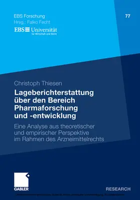 Thiesen | Lageberichterstattung über den Bereich Pharmaforschung und -entwicklung | E-Book | www.sack.de