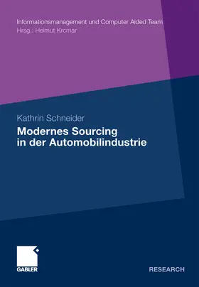Schneider | Modernes Sourcing in der Automobilindustrie | E-Book | sack.de