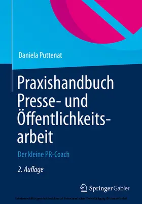 Puttenat | Praxishandbuch Presse- und Öffentlichkeitsarbeit | E-Book | www.sack.de