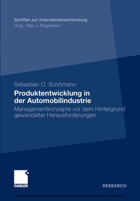 Schömann | Produktentwicklung in der Automobilindustrie | E-Book | sack.de