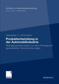 Schömann |  Produktentwicklung in der Automobilindustrie | eBook | Sack Fachmedien