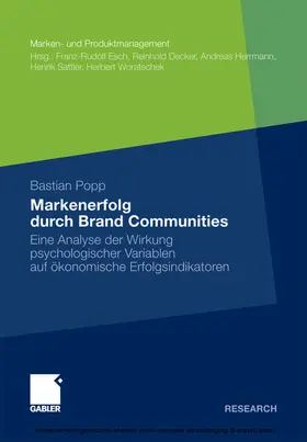 Popp | Markenerfolg durch Brand Communities | E-Book | sack.de