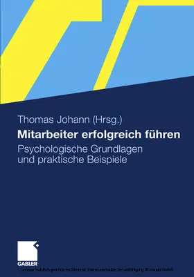 Johann |  Mitarbeiter erfolgreich führen | eBook | Sack Fachmedien