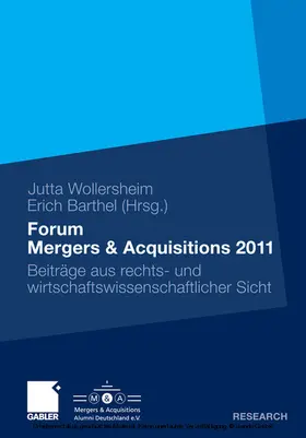 Wollersheim / Barthel |  Forum Mergers & Acquisitions 2011 | eBook | Sack Fachmedien
