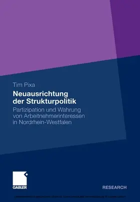 Pixa | Neuausrichtung der Strukturpolitik | E-Book | www.sack.de