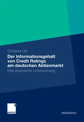 Ott |  Der Informationsgehalt von Credit Ratings am deutschen Aktienmarkt | eBook | Sack Fachmedien