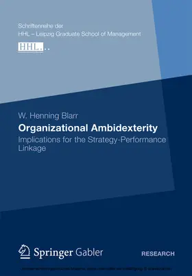 Blarr | Organizational Ambidexterity | E-Book | www.sack.de