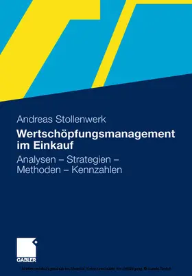 Stollenwerk |  Wertschöpfungsmanagement im Einkauf | eBook | Sack Fachmedien
