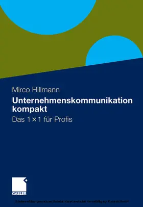 Hillmann | Unternehmenskommunikation kompakt | E-Book | www.sack.de