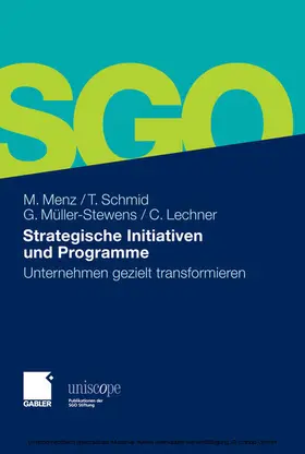 Menz / Schmid / Müller-Stewens | Strategische Initiativen und Programme | E-Book | sack.de
