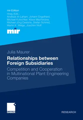Maurer |  Relationships between Foreign Subsidiaries | eBook | Sack Fachmedien