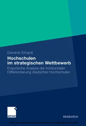 Erhardt | Hochschulen im strategischen Wettbewerb | E-Book | www.sack.de