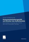 Bartholomae |  Konsumentenheterogenität und Struktur des Außenhandels | eBook | Sack Fachmedien