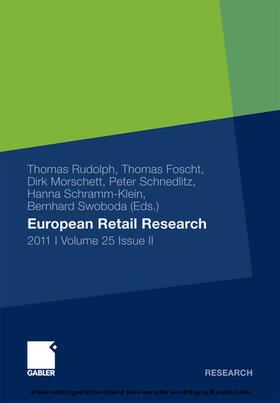 Rudolph | European Retail Research 2011, Volume 25 Issue II | E-Book | sack.de