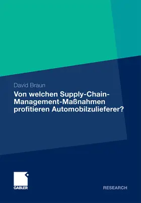 Braun | Von welchen Supply-Chain-Management-Maßnahmen profitieren Automobilzulieferer? | E-Book | www.sack.de