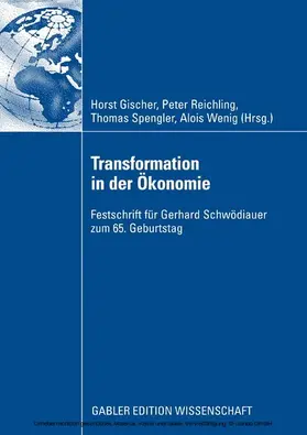 Reichling / Gischer / Spengler |  Transformation in der Ökonomie | eBook | Sack Fachmedien