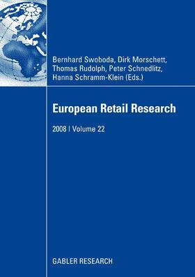 Swoboda / Morschett / Rudolph | European Retail Research | E-Book | sack.de
