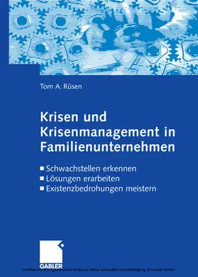 Rüsen |  Krisen und Krisenmanagement in Familienunternehmen | eBook | Sack Fachmedien