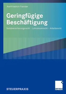 Foerster | Geringfügige Beschäftigung | E-Book | www.sack.de