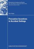 Friehe |  Precaution Incentives in Accident Settings | eBook | Sack Fachmedien
