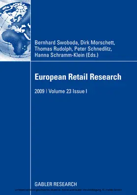 Swoboda / Morschett / Rudolph | European Retail Research | E-Book | sack.de