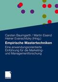 Baumgarth / Eisend / Evanschitzky |  Empirische Mastertechniken | eBook | Sack Fachmedien