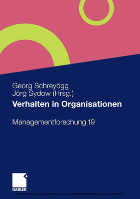 Schreyögg / Sydow | Verhalten in Organisationen | E-Book | sack.de