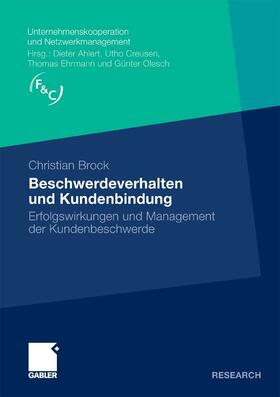 Brock | Beschwerdeverhalten und Kundenbindung | E-Book | sack.de