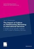 Schumann |  The Impact of Culture on Relationship Marketing in International Services | eBook | Sack Fachmedien