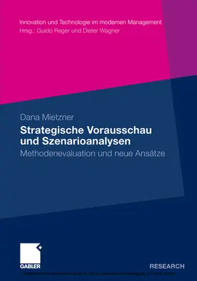 Mietzner |  Strategische Vorausschau und Szenarioanalysen | eBook | Sack Fachmedien