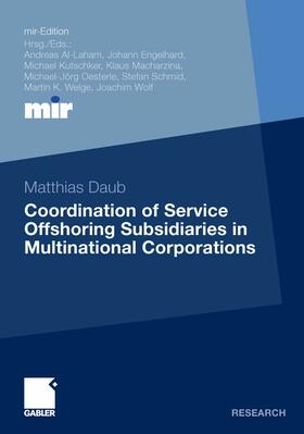 Daub | Coordination of Service Offshoring Subsidiaries in Multinational Corporations | E-Book | sack.de
