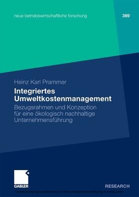 Prammer |  Integriertes Umweltkostenmanagement | eBook | Sack Fachmedien