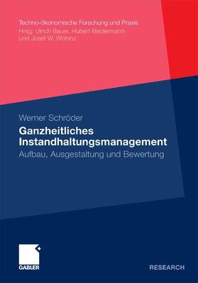 Schröder | Ganzheitliches Instandhaltungsmanagement | E-Book | sack.de