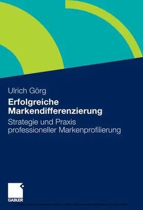 Görg | Erfolgreiche Markendifferenzierung | E-Book | www.sack.de