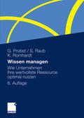 Probst / Raub / Romhardt |  Wissen managen | eBook | Sack Fachmedien